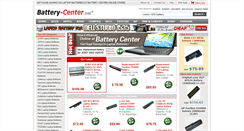 Desktop Screenshot of battery-center.net